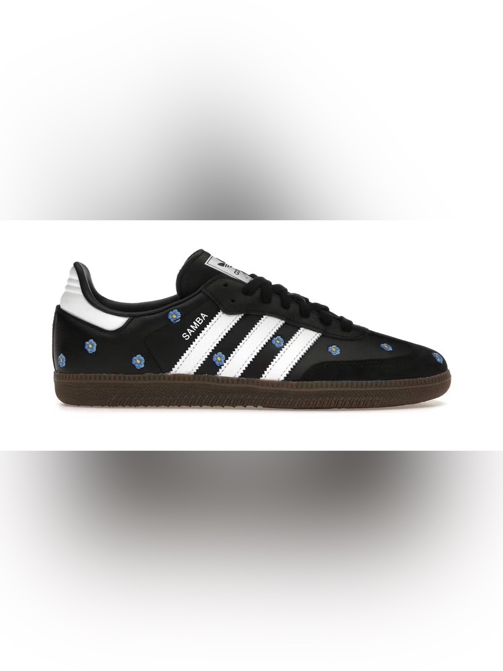 NEW [adidas] Samba Blue Floral Black Classic Low-Top Sneakers Shoes Women’s 6